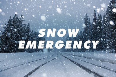 Snow Emergency (1/24-1/26)