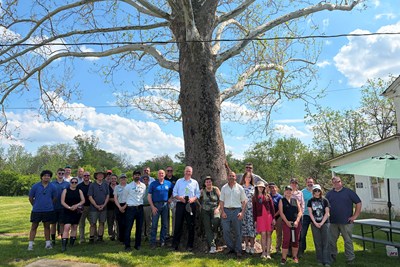 Secretary Russell Redding Visits Jacob Reiff Streambank Restoration Project